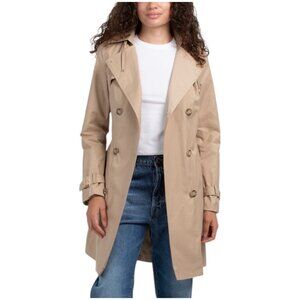 COLE HAAN Cotton Trench Coat